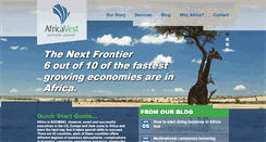 Desktop Screenshot of africavest.com